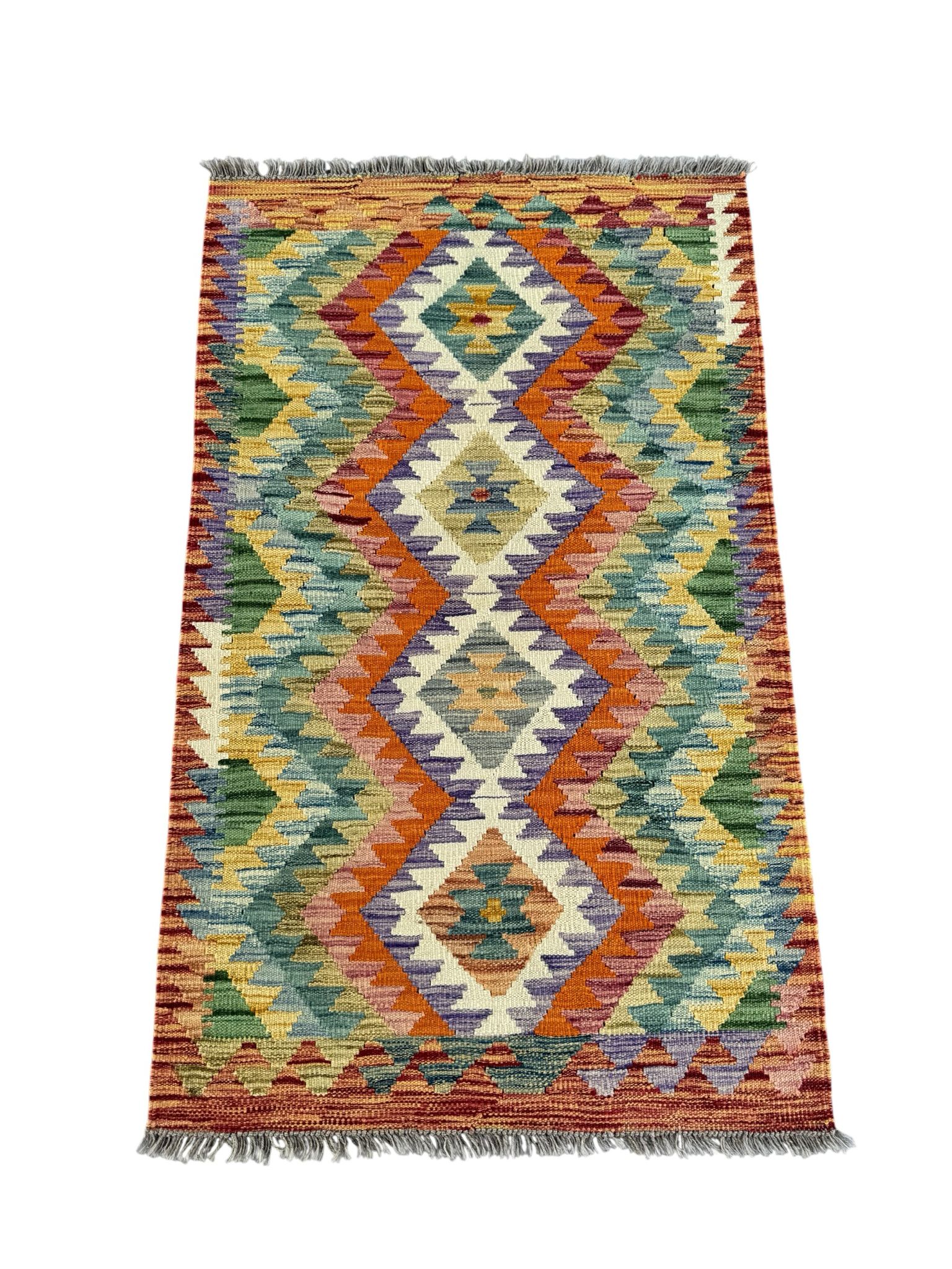 Handmade Afghan Kilim Rug 127 CM x 80 CM Sk#1439