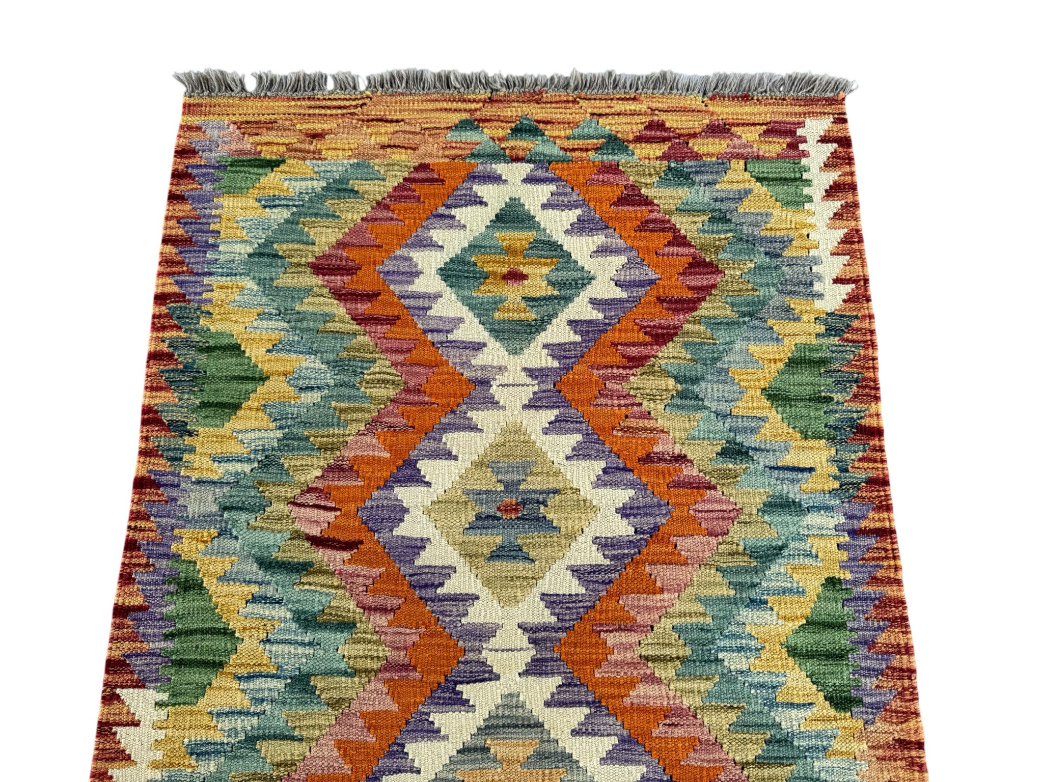 Handmade Afghan Kilim Rug 127 CM x 80 CM Sk#1439