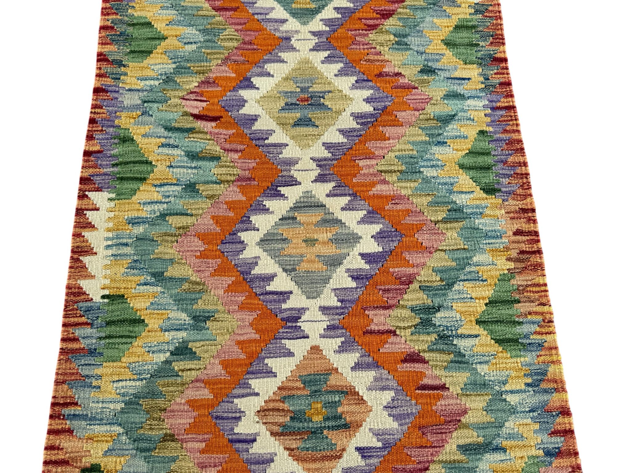Handmade Afghan Kilim Rug 127 CM x 80 CM Sk#1439