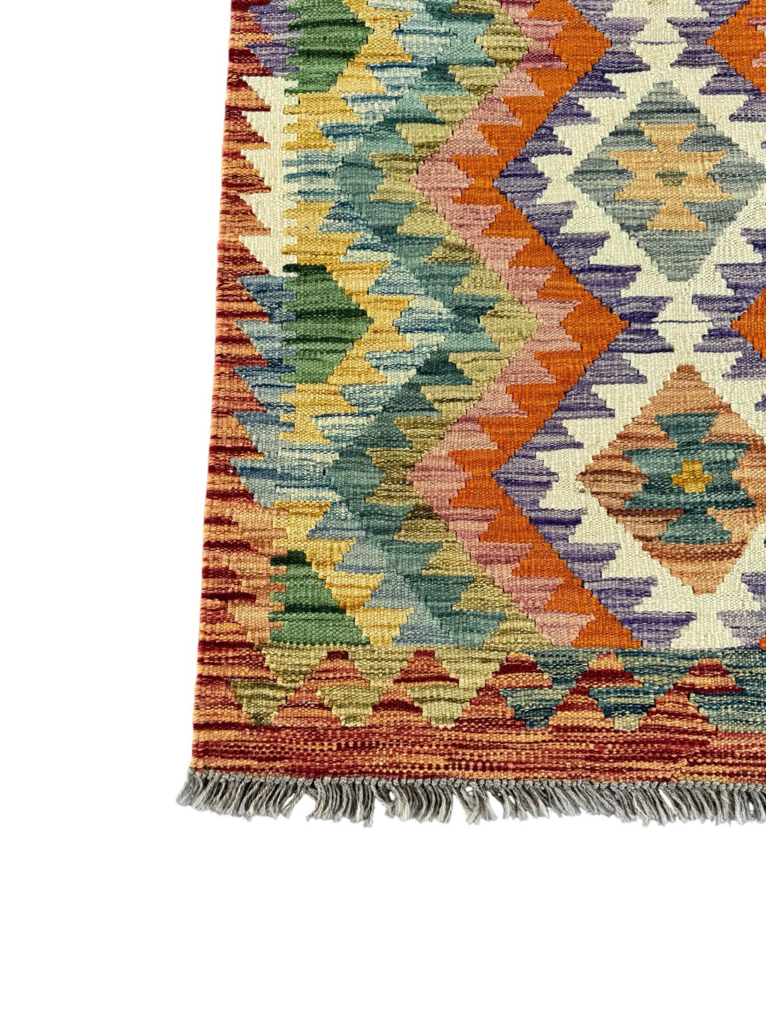 Handmade Afghan Kilim Rug 127 CM x 80 CM Sk#1439