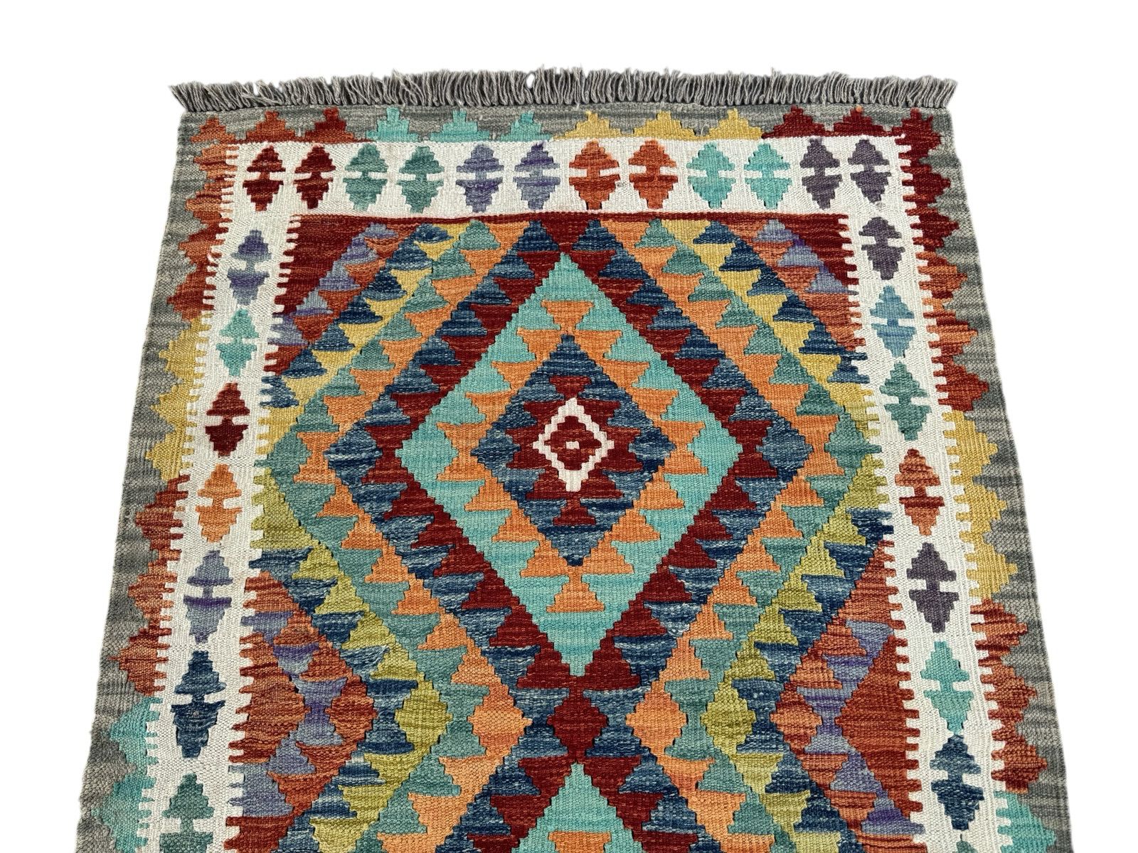 Handmade Afghan Kilim Rug 151 CM x 102 CM Sk#1440