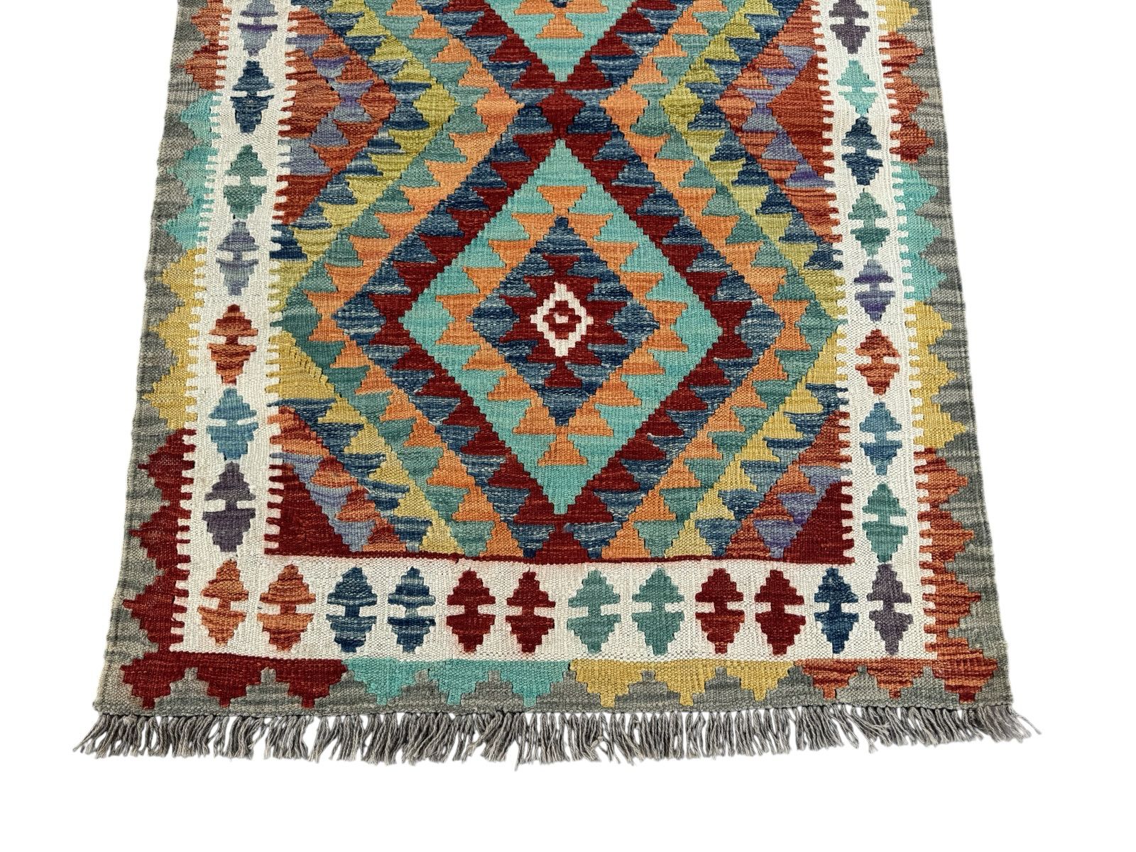Handmade Afghan Kilim Rug 151 CM x 102 CM Sk#1440