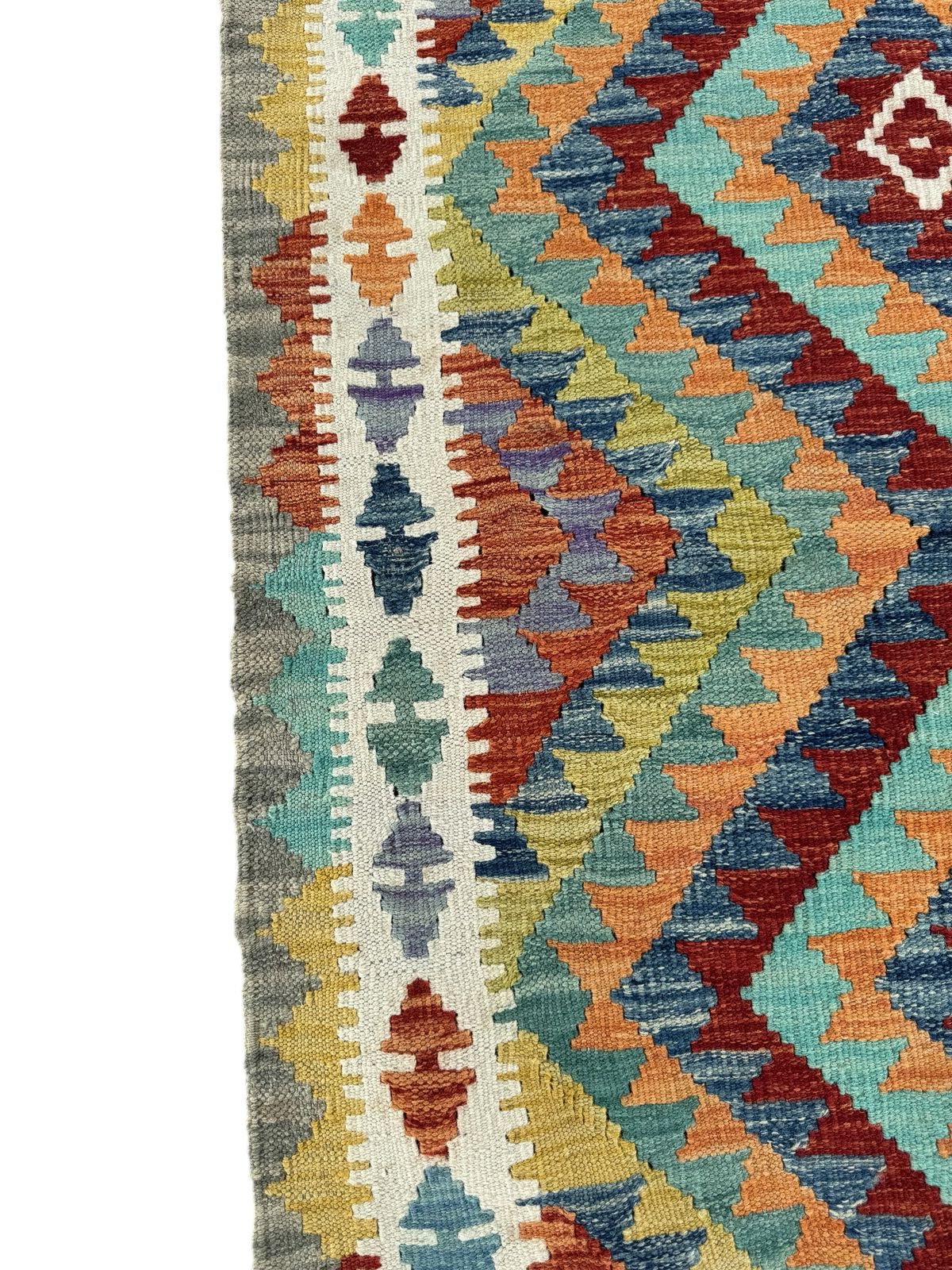 Handmade Afghan Kilim Rug 151 CM x 102 CM Sk#1440