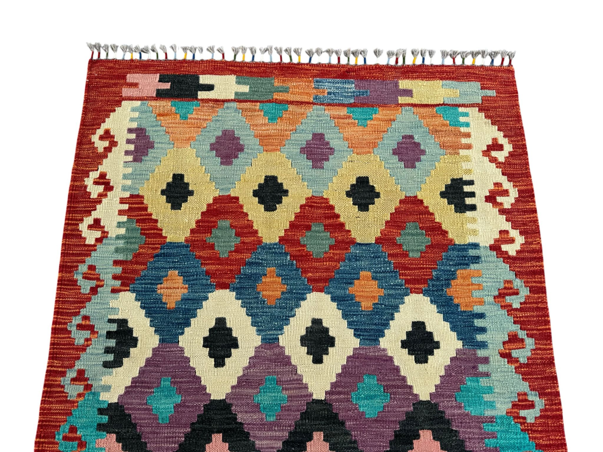 Handmade Afghan Kilim Rug 151 CM x 104 CM Sk#1442