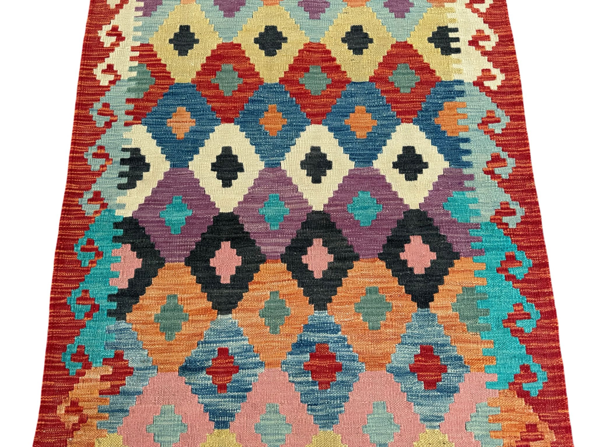 Handmade Afghan Kilim Rug 151 CM x 104 CM Sk#1442