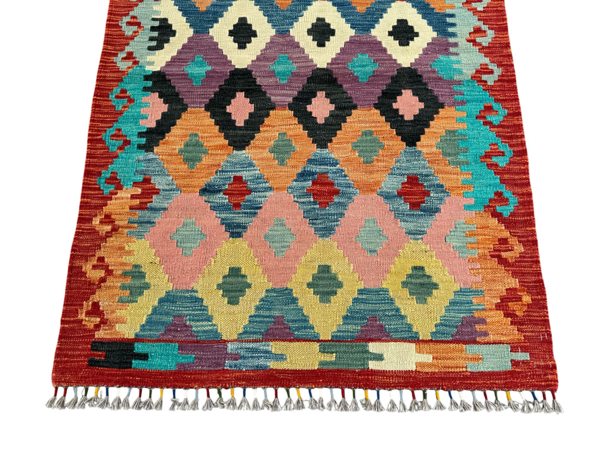 Handmade Afghan Kilim Rug 151 CM x 104 CM Sk#1442