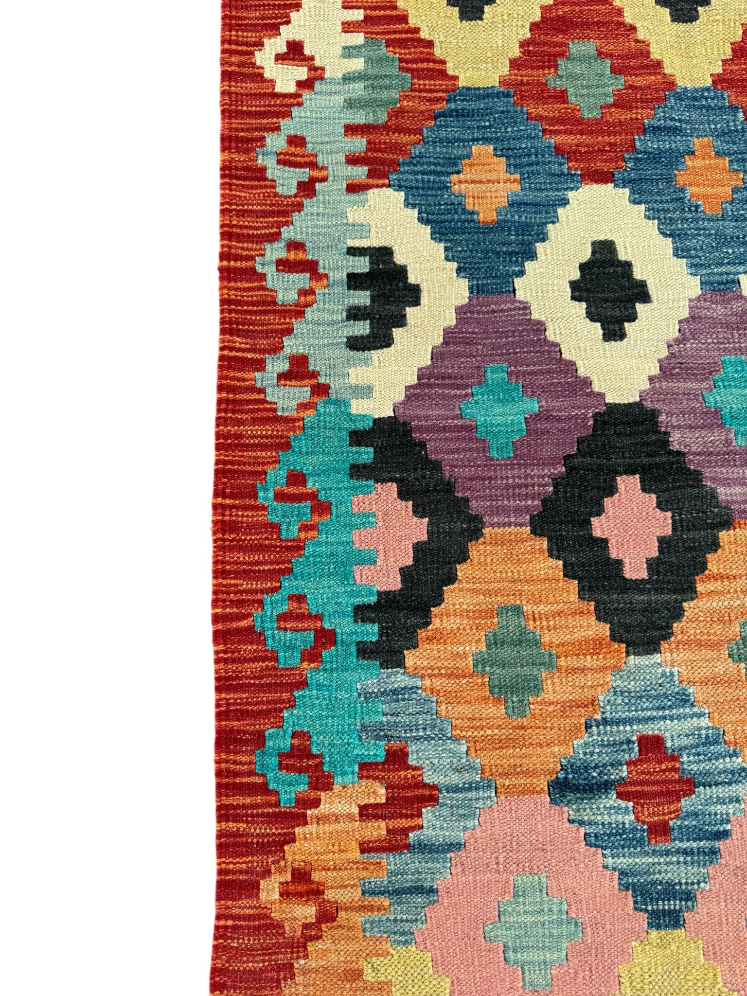 Handmade Afghan Kilim Rug 151 CM x 104 CM Sk#1442