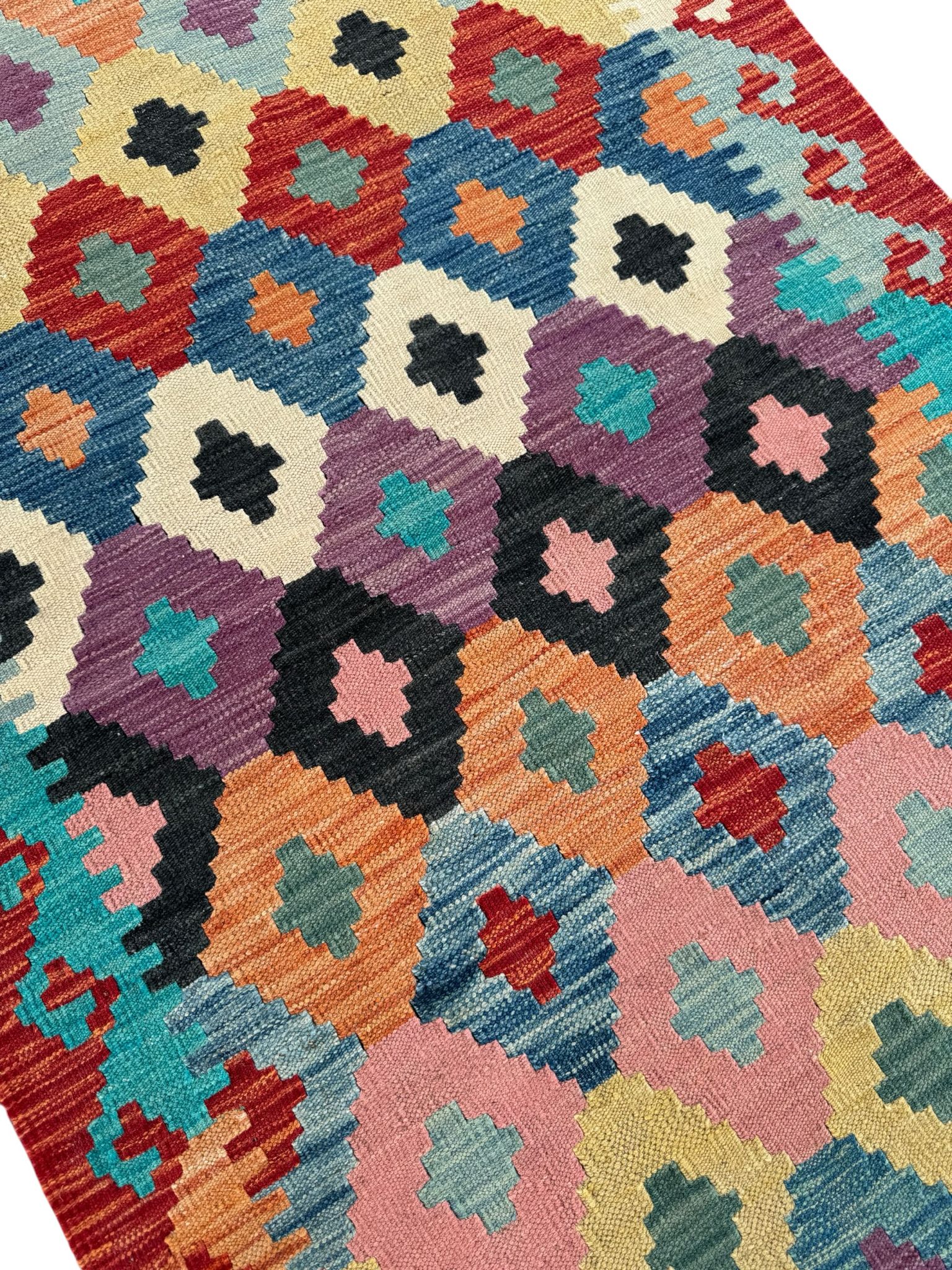 Handmade Afghan Kilim Rug 151 CM x 104 CM Sk#1442