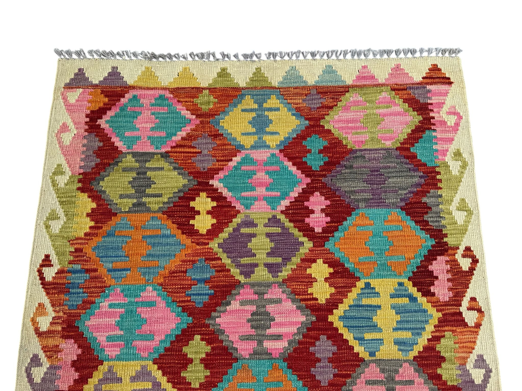 Handmade Afghan Kilim Rug 143 CM x 104 CM Sk#1443
