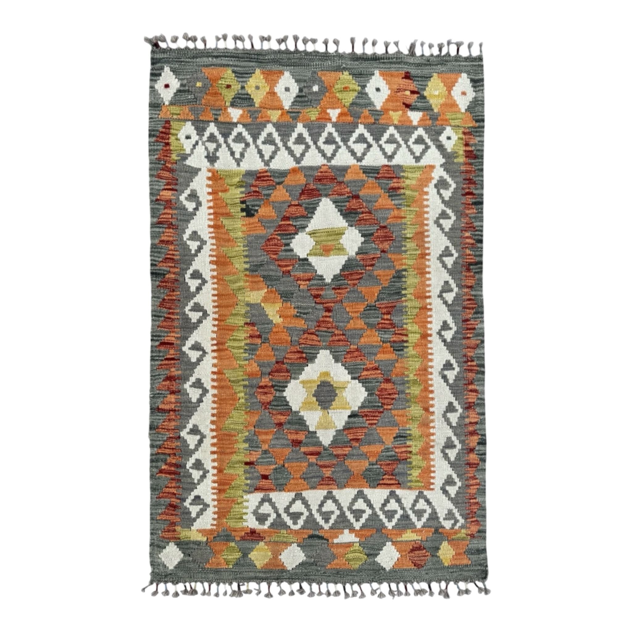 Handmade Afghan Kilim Rug 133 CM x 90 CM Sk#1444