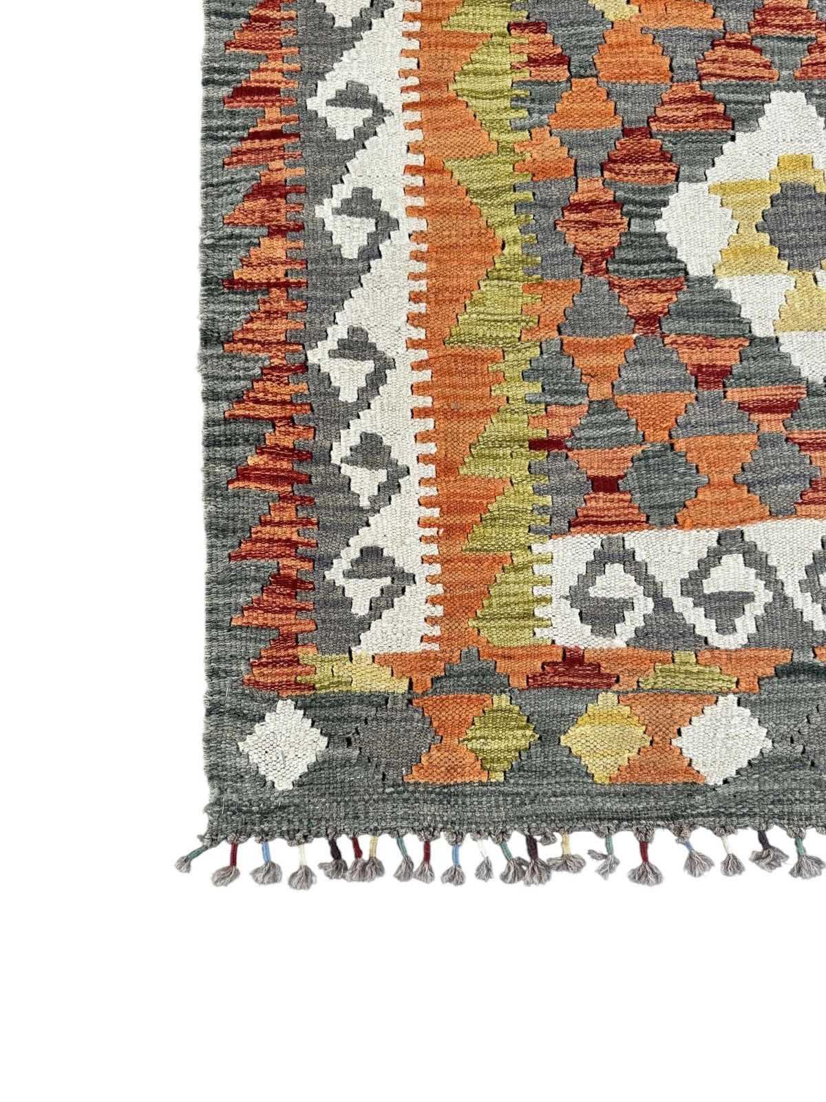 Handmade Afghan Kilim Rug 133 CM x 90 CM Sk#1444