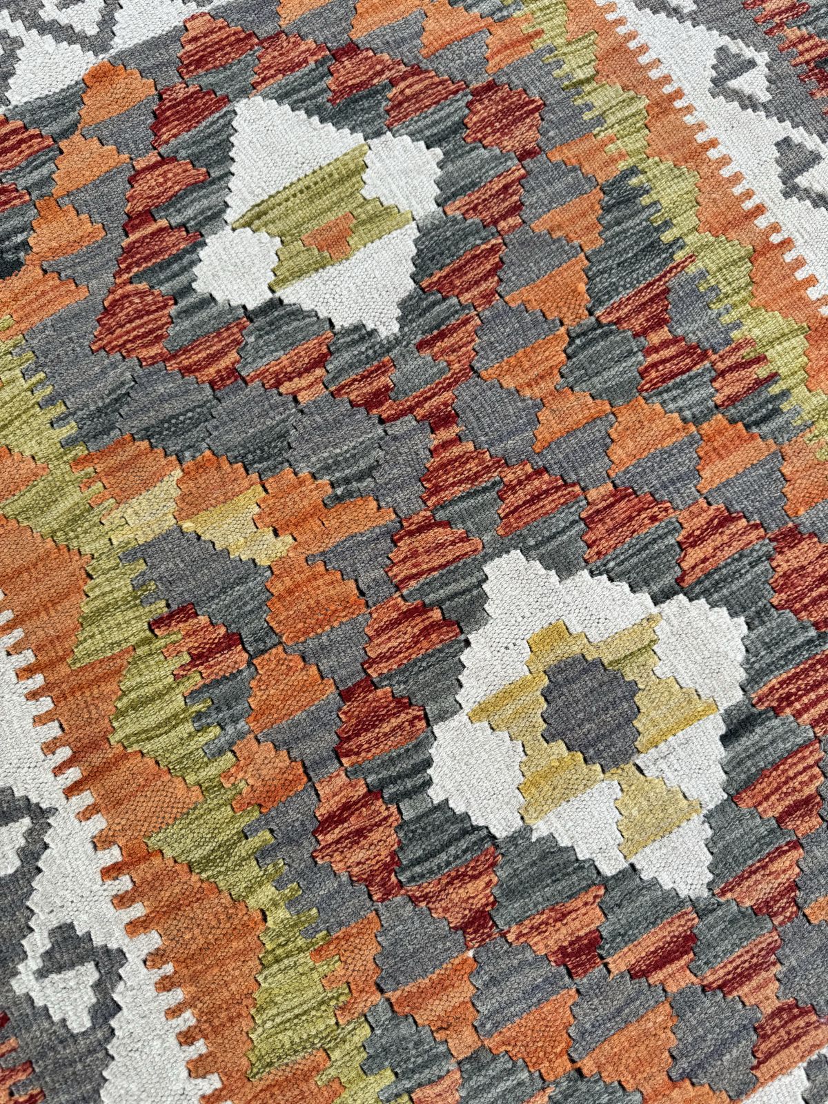 Handmade Afghan Kilim Rug 133 CM x 90 CM Sk#1444