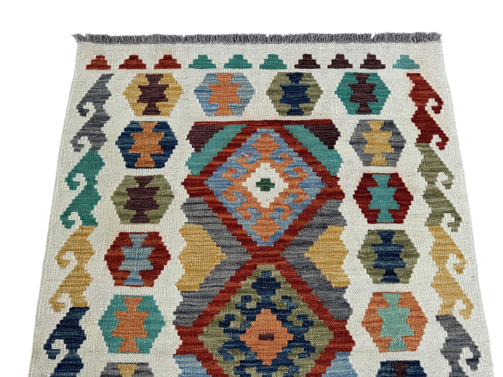 Handmade Afghan Kilim Rug 147 CM x 99 CM Sk#1445