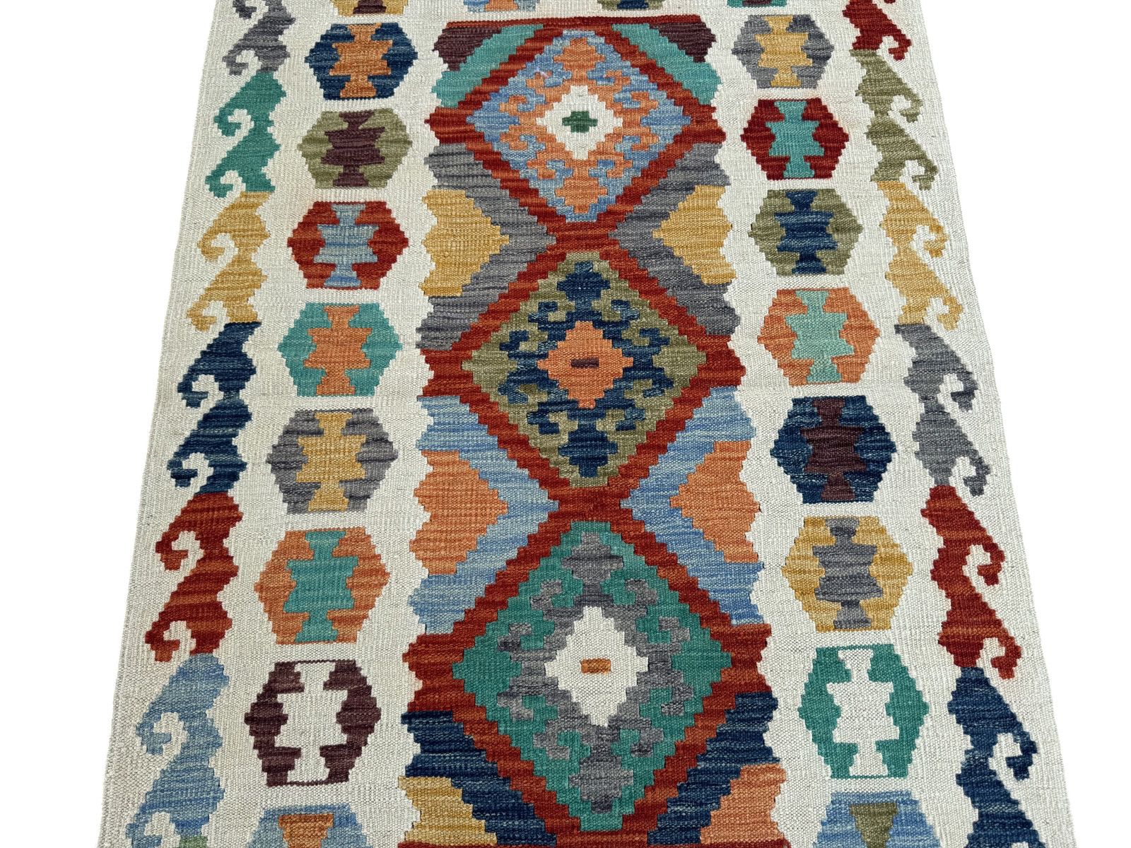 Handmade Afghan Kilim Rug 147 CM x 99 CM Sk#1445