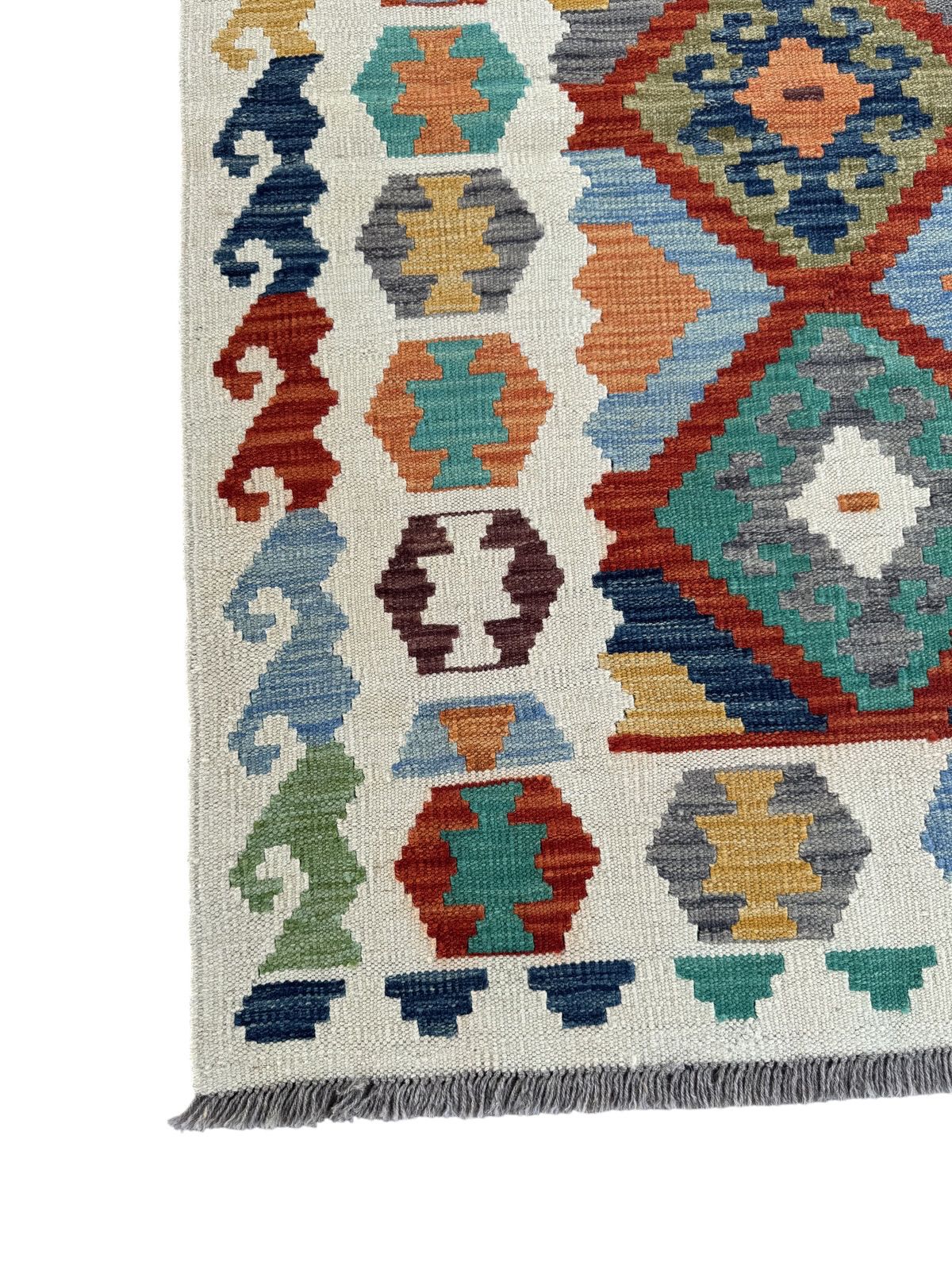 Handmade Afghan Kilim Rug 147 CM x 99 CM Sk#1445