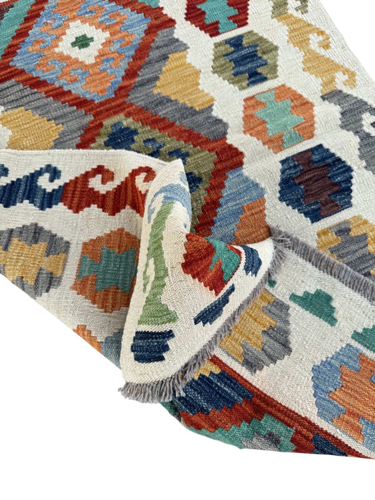 Handmade Afghan Kilim Rug 147 CM x 99 CM Sk#1445