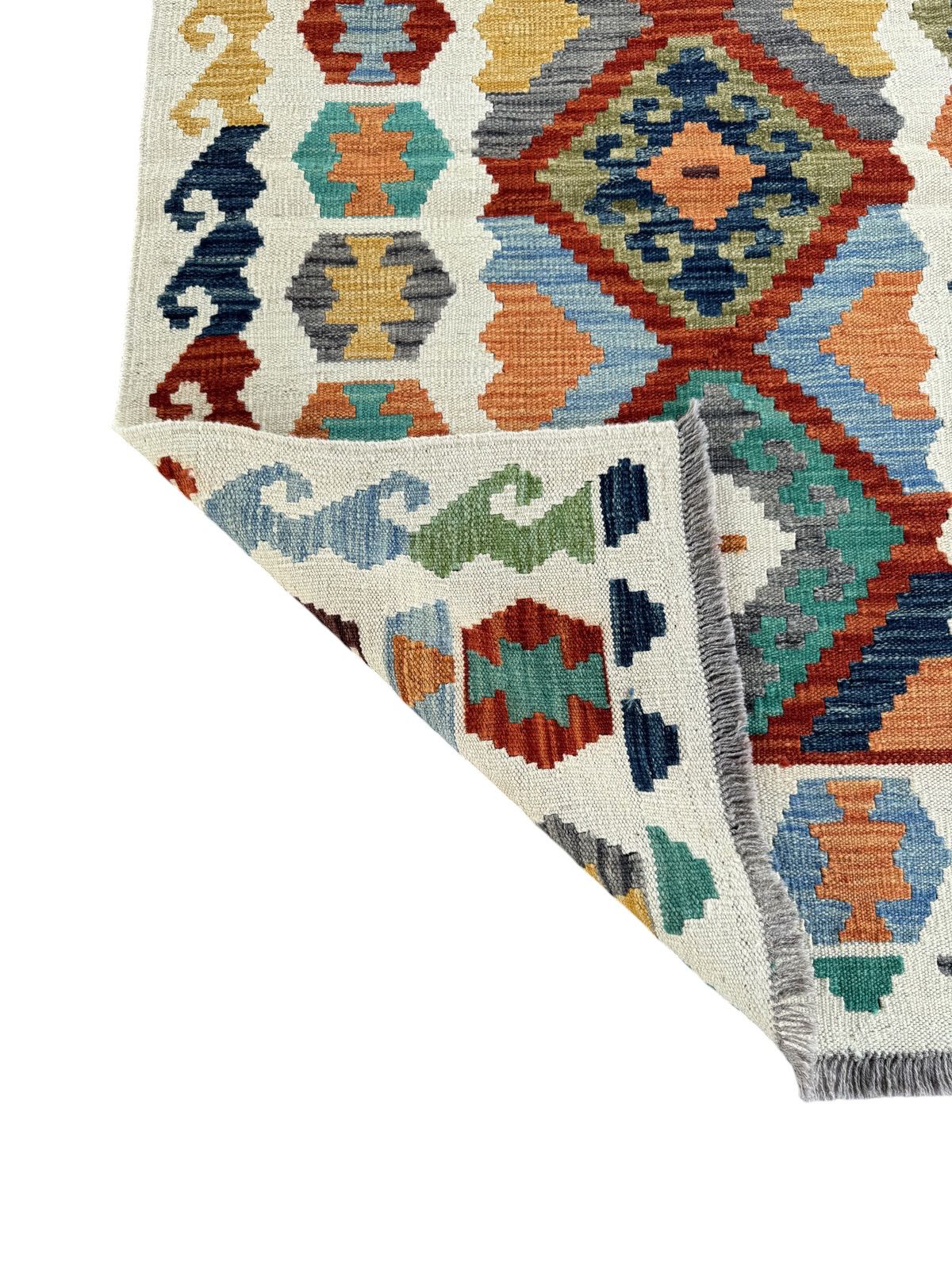 Handmade Afghan Kilim Rug 147 CM x 99 CM Sk#1445