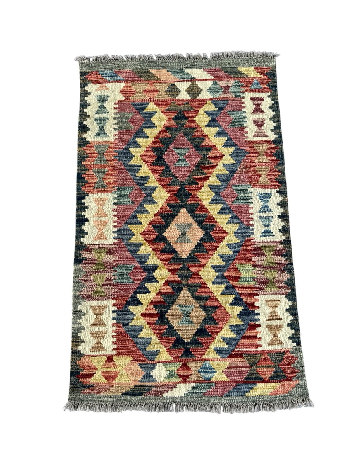 Handmade Afghan Kilim Rug 121 CM x 74 CM Sk#1446