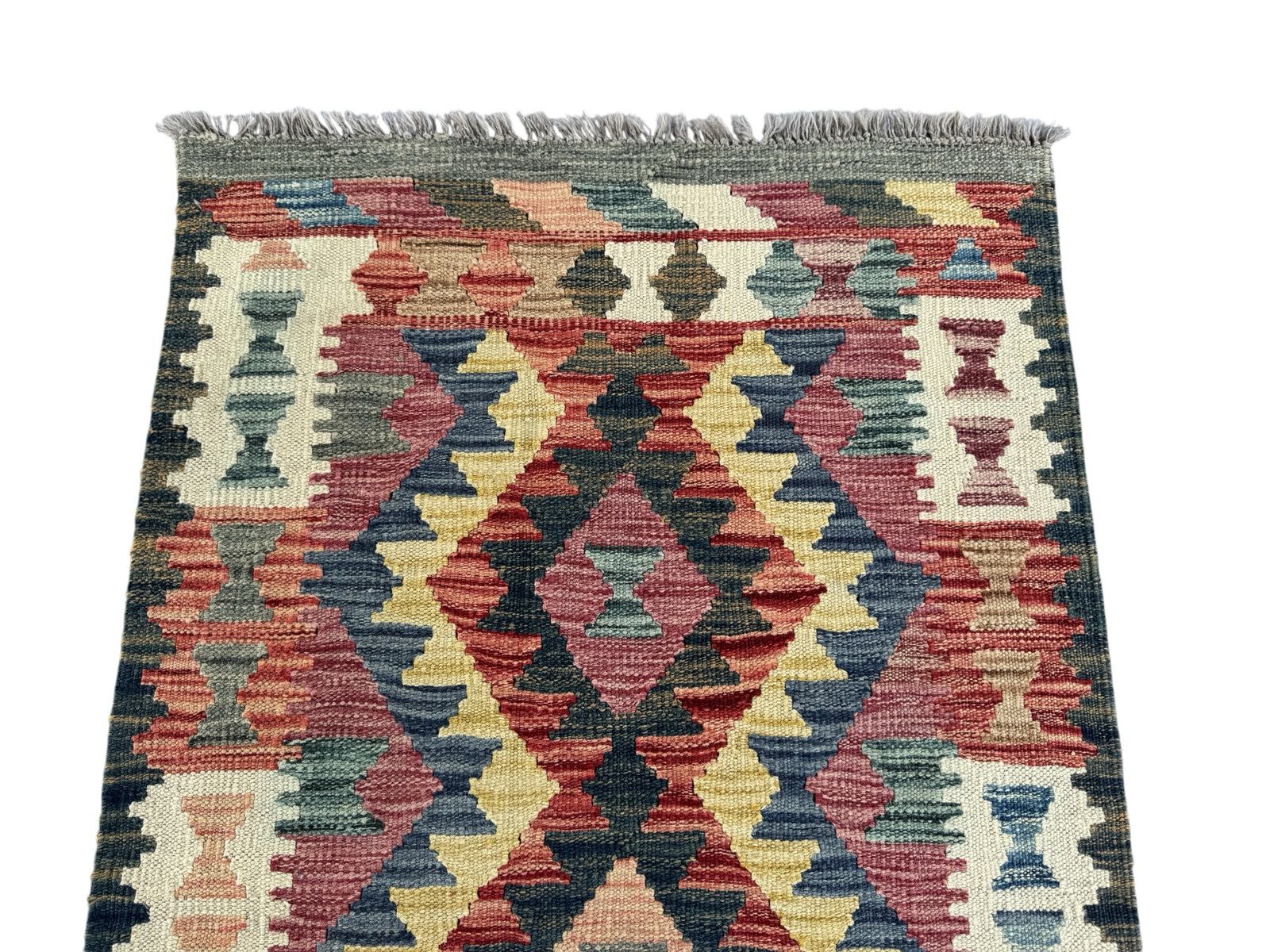 Handmade Afghan Kilim Rug 121 CM x 74 CM Sk#1446