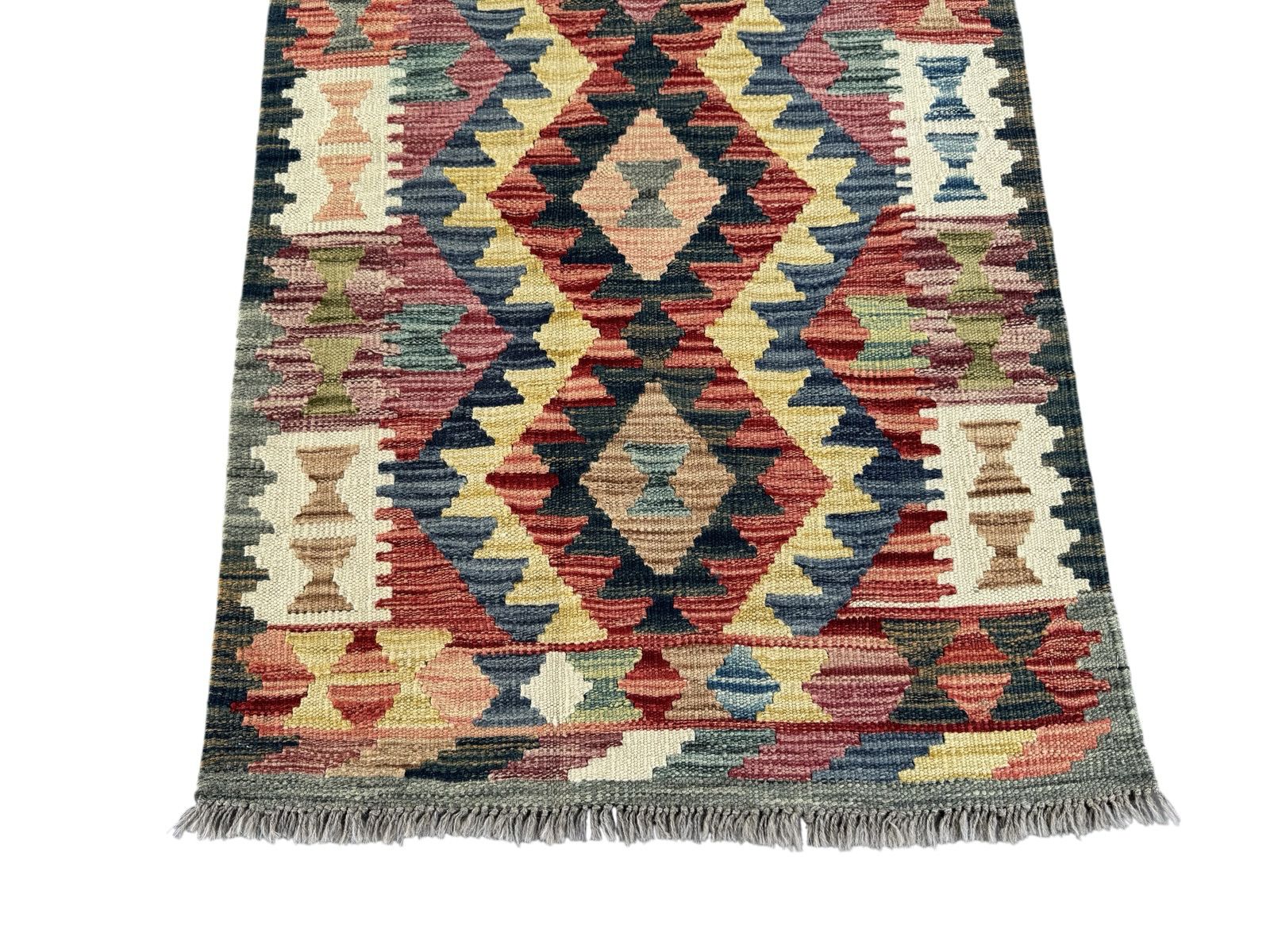 Handmade Afghan Kilim Rug 121 CM x 74 CM Sk#1446