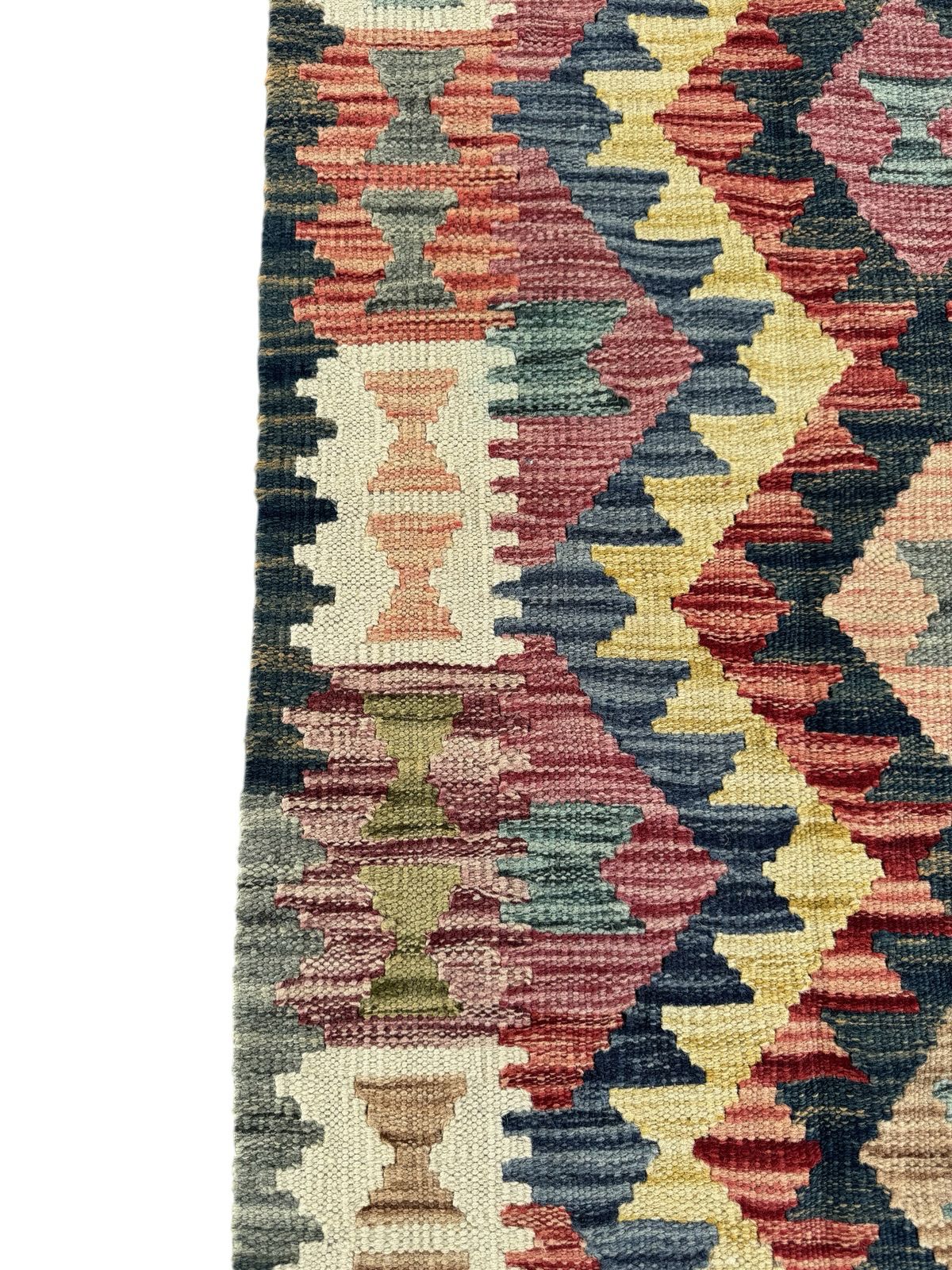 Handmade Afghan Kilim Rug 121 CM x 74 CM Sk#1446