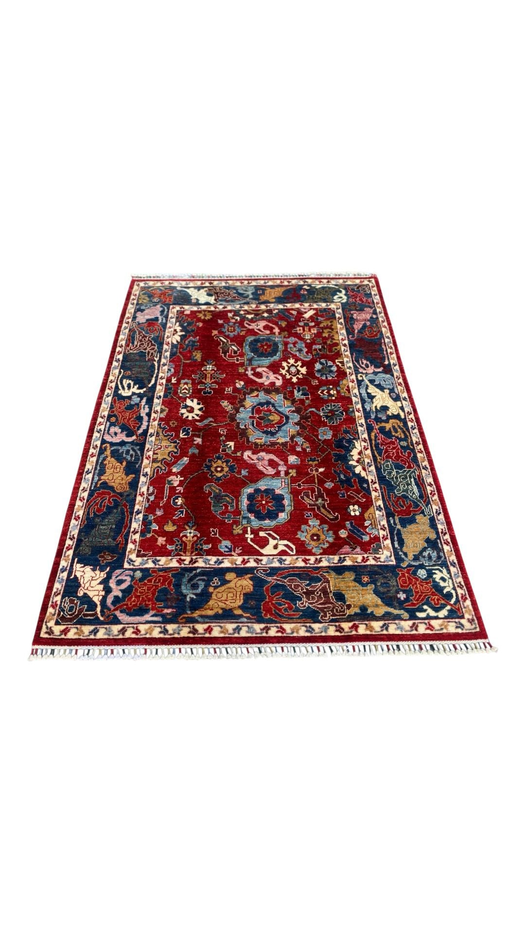 Hand Knotted Chobi Wool Rug | 204 CM x 149 CM SK#1379