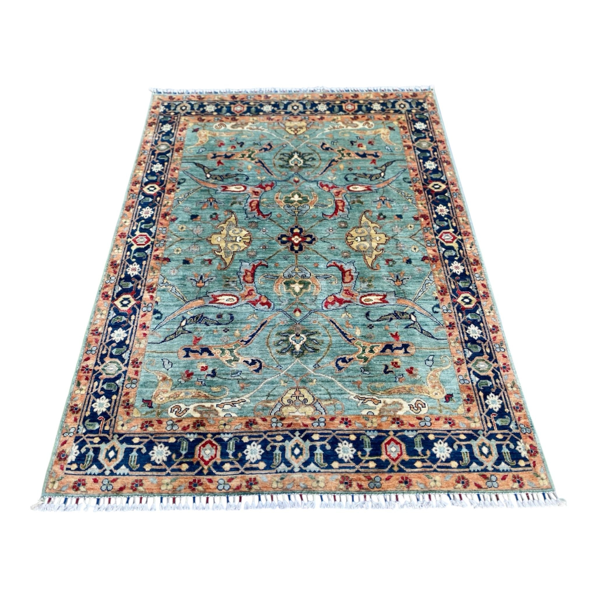 Hand Knotted Chobi Wool Rug | 201 CM x 149 CM SK#1378