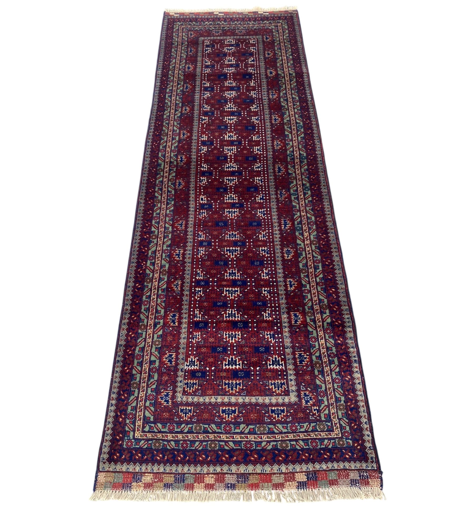 Handmade Traditional Runner Rug  270 cm x 90 cm  SK#1133