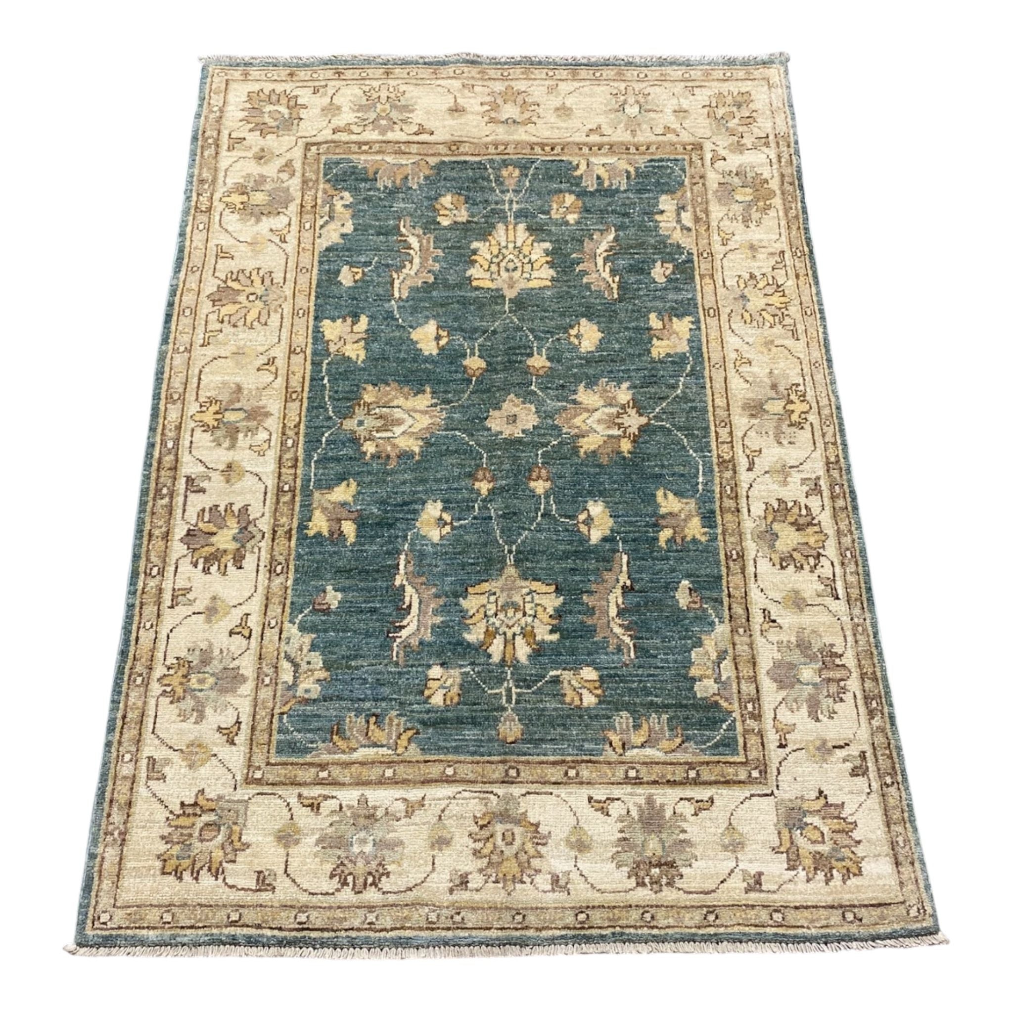 Handmade Fine Quality Chobi Wool Rug  ( 140 CM x 100 CM ) SS#62