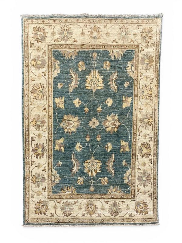 Handmade Fine Quality Chobi Wool Rug  ( 140 CM x 100 CM ) SS#62