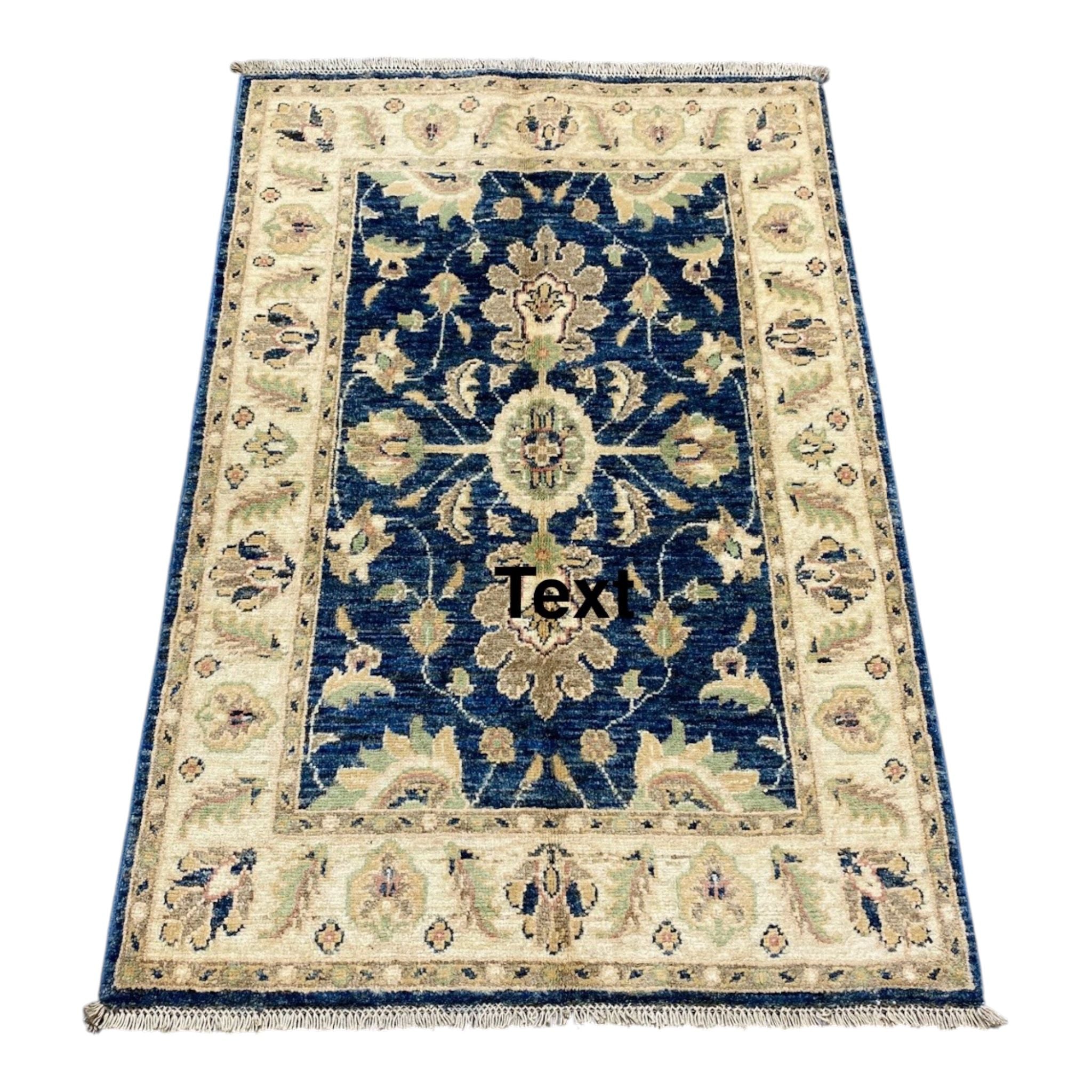 Handmade Fine Quality Chobi Wool Rug  ( 128 CM x 86 CM ) SK#1038