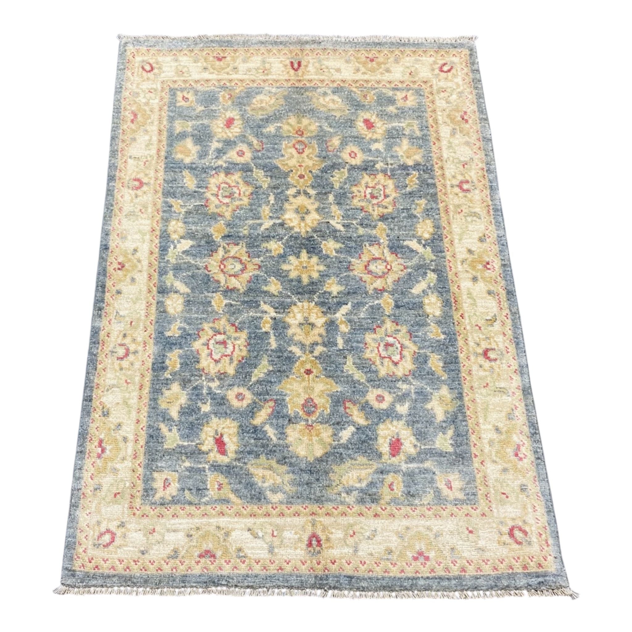Handmade Fine Quality Chobi Wool Rug  ( 120 CM x 84 CM )SK#1040