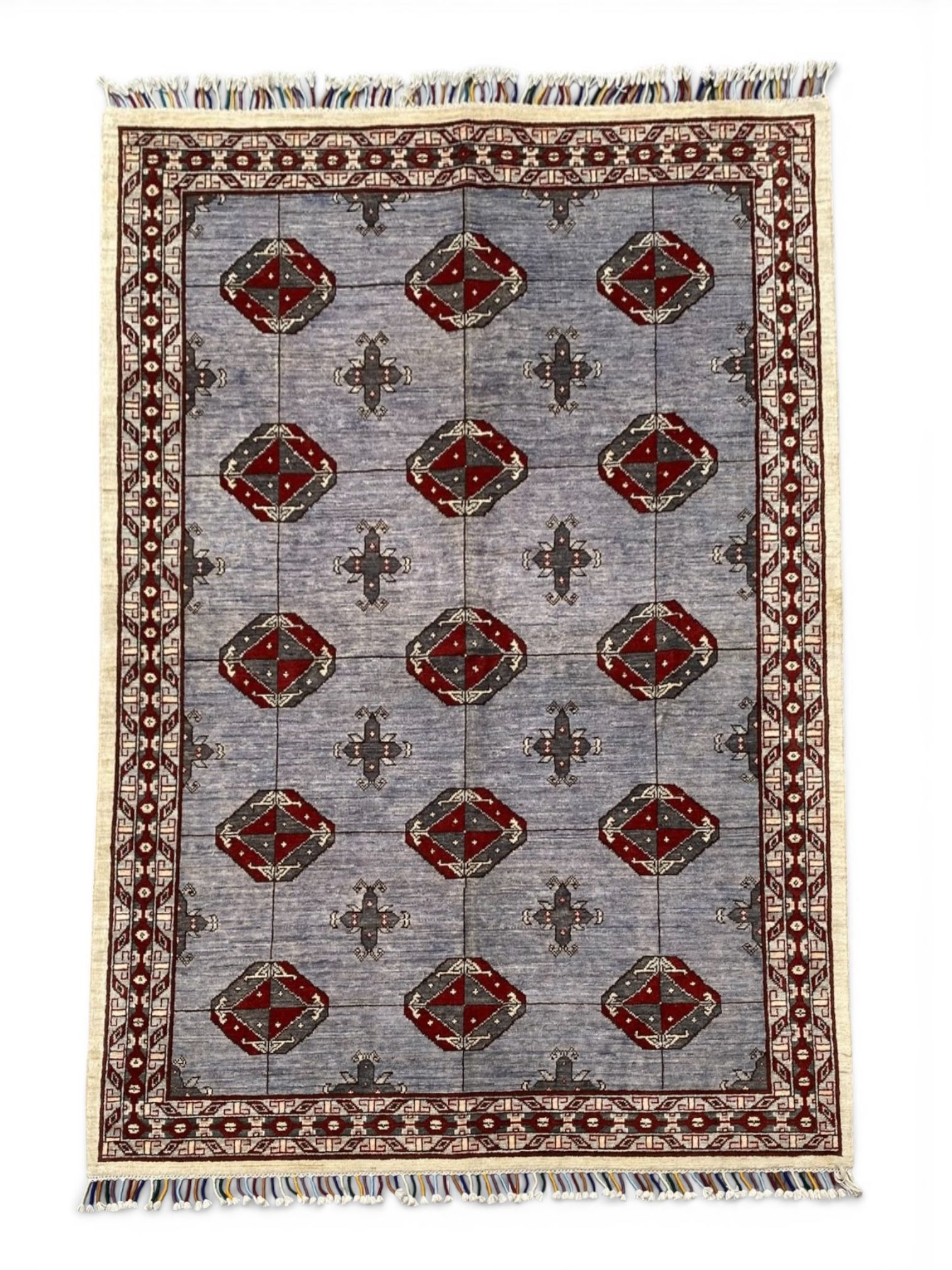 Hand Knotted Chobi Wool Rug  196 CM x 148 CM SK#352