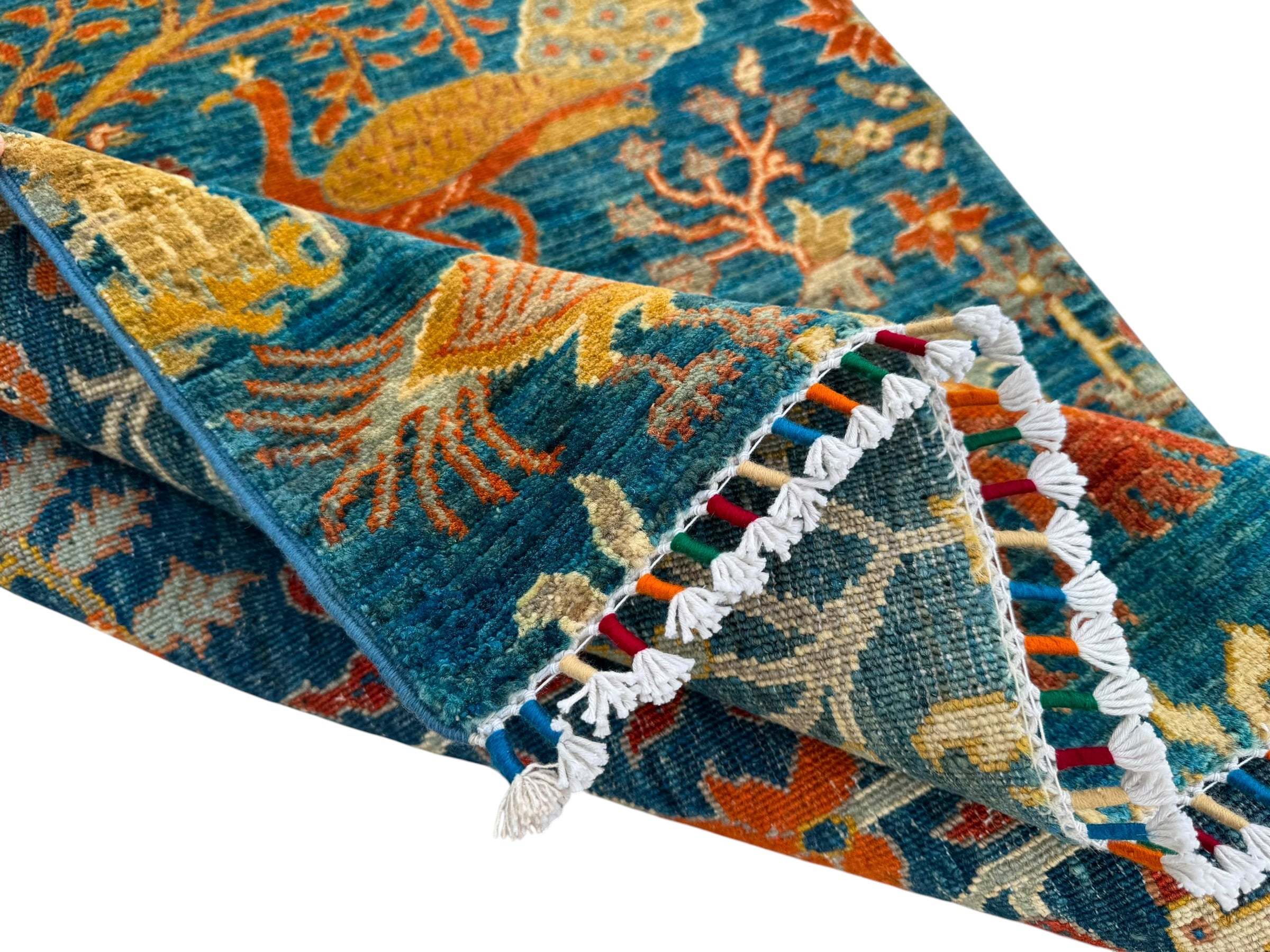 Handmade Chobi Pictorial Wool Rug   153 CM x 100 CM  SK#1525