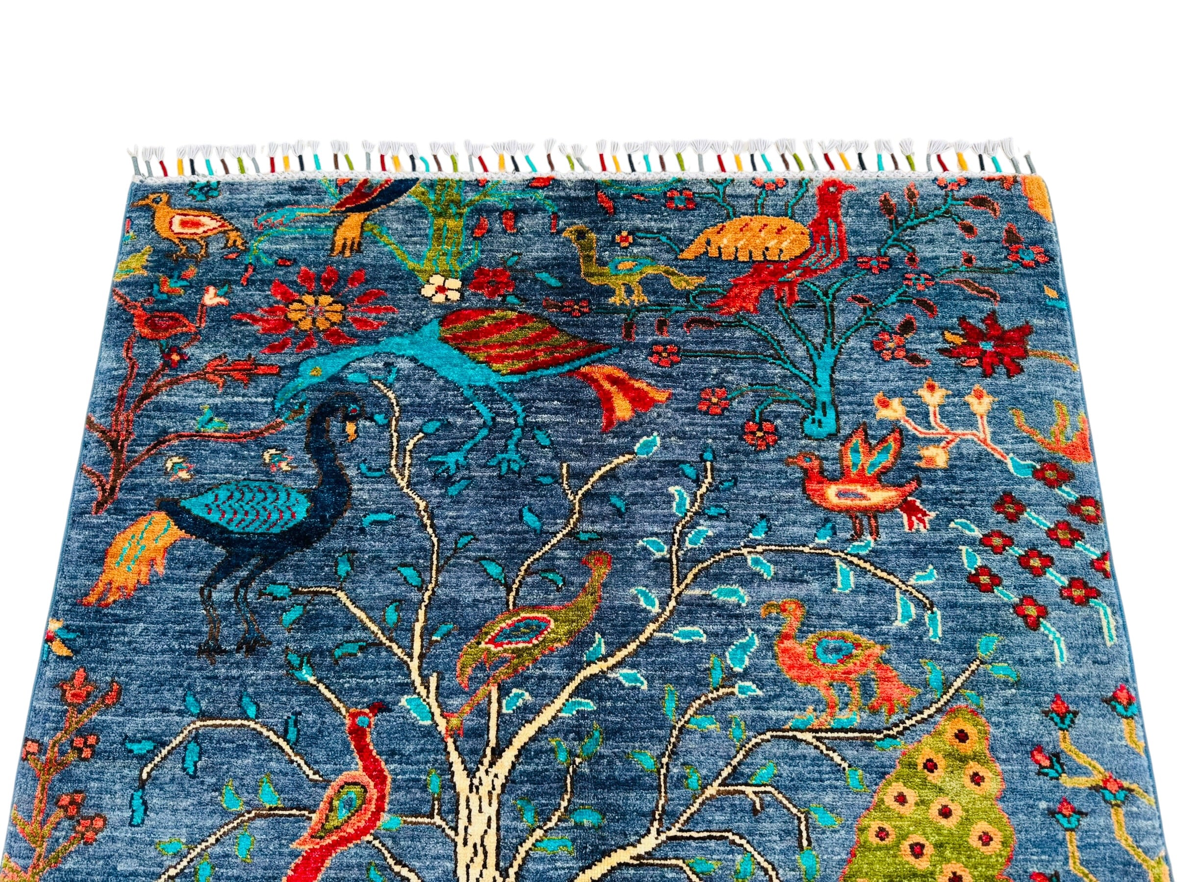Handmade Chobi Pictorial Wool Rug   150 CM x 97 CM  SK#2019