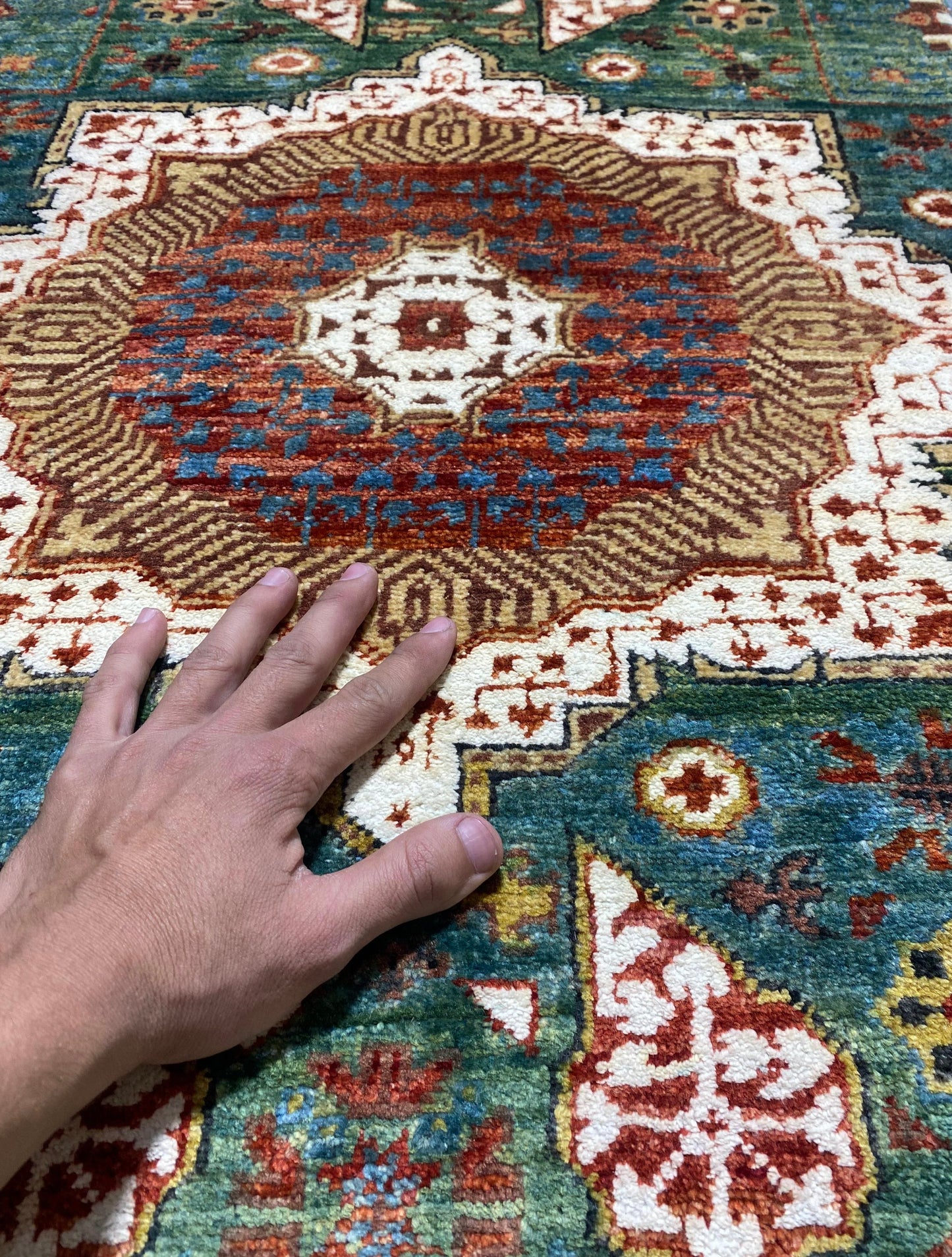 Hand Knotted Chobi Hallway Runner Rug | 145 CM x 62 CM SK# 992