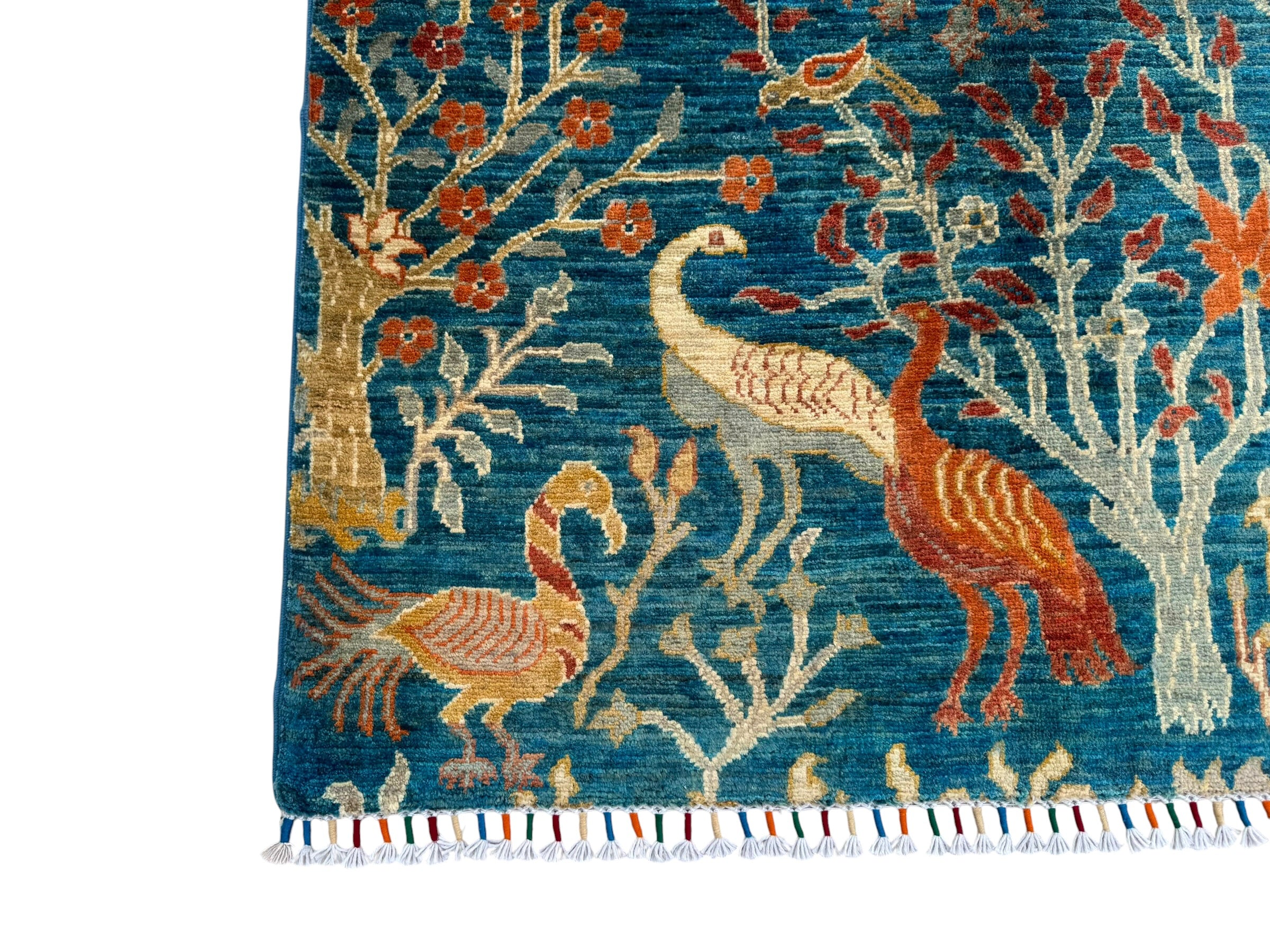 Handmade Chobi Pictorial Wool Rug   153 CM x 100 CM  SK#1525