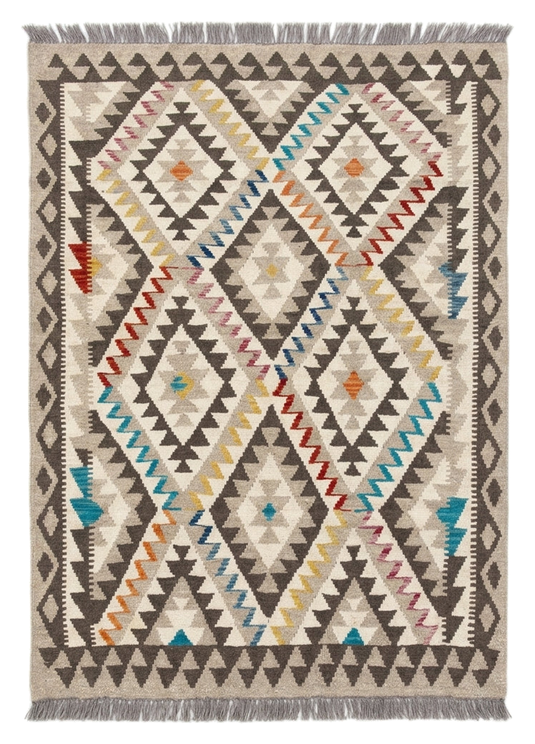 Afghan Handmade Chobi Kilim Rug 200 CM x 151 CM KAS#89