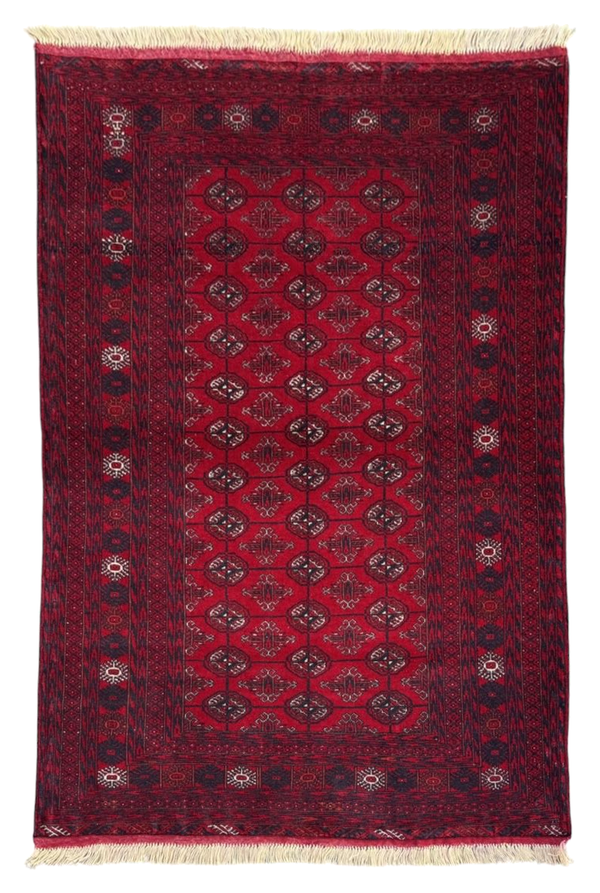 Handmade Red Traditional Rug