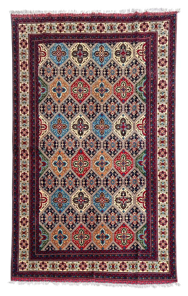 Handmade Afghan Traditional Wool Rug, 296 CM x 200 CM