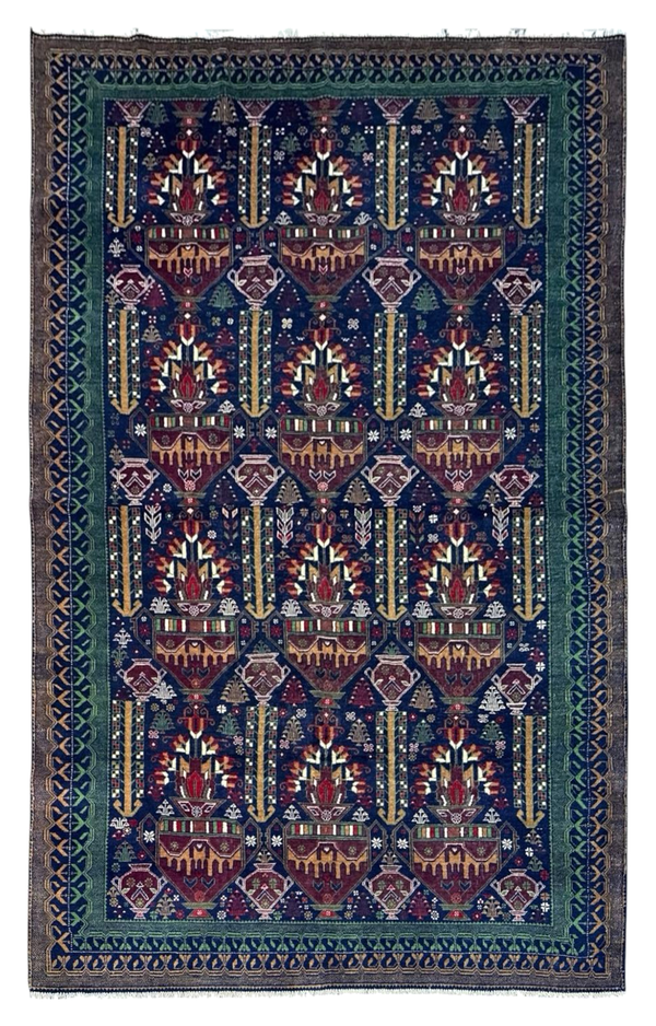 Handmade Afghan Vintage Balochi Rug, 312 CM x 190 CM